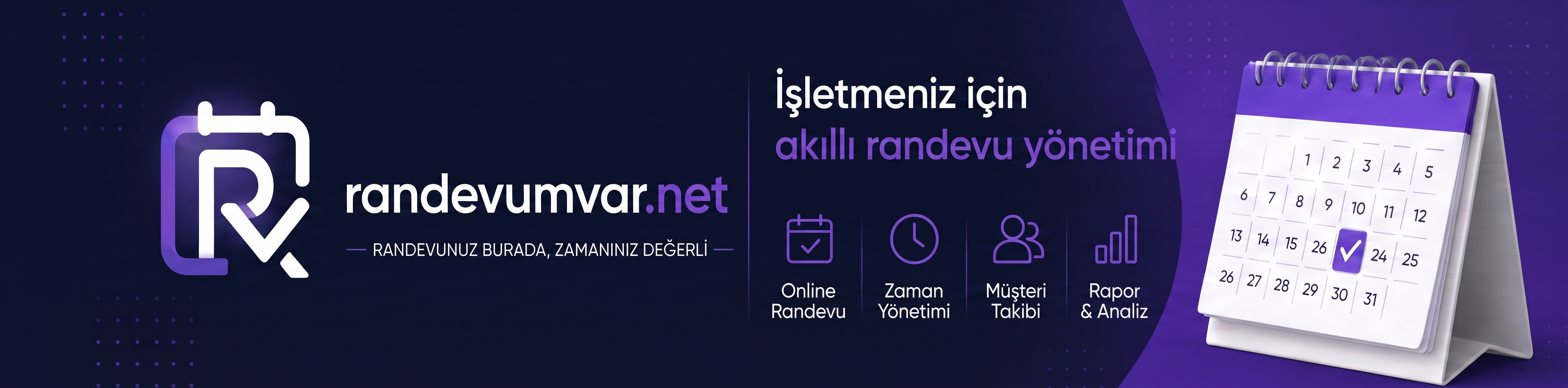 RandevumVar Sistem Özellikleri